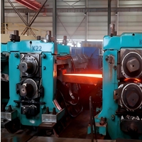 Ligne de production de laminoirs à chaud 3- 10t Mini machine de coulée de barres d'armature en acier Machine de fabrication de barres d'armature en fil machine