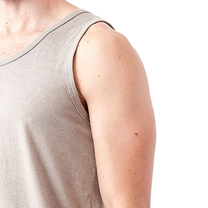 Débardeur de sport pour homme de qualité supérieure, personnalisé, OEM, pour la course à pied, le fitness, avec motif graphique, 100% coton, unisexe - Product Image 4