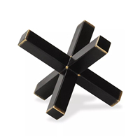 Étagère de cheminée décorative en fer forgé, style moderne, pour salon, table et décoration d'entrée, par Ambience Lifestyle