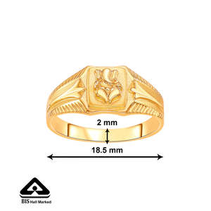 Bague statement en platine avec pierre naturelle taille marquise pour homme - Product Image 5