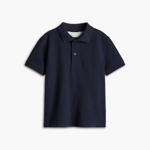 T-shirt polo 100% coton personnalisé t-shirt garçon uniforme scolaire régulier polo uniforme pour enfants à manches courtes - Product Image 6