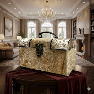 Elegante Estuche Organizador de Cosméticos de Cuero con Cierre de Cremallera, Diseño Moderno y Almacenamiento Seguro - Product Image 1