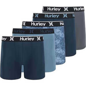 Paquete de 5 Calzoncillos Boxer Clásicos Elásticos para Hombre, Tejido de Punto Transpirable, Antibacterial, Antiestático, Estampado Personalizado Sostenible - Product Image 2