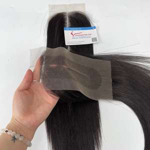 Grande vente maintenant!! Extension de cheveux vietnamiens fermeture frontale HD dentelle suisse personnaliser toutes les tailles combiner avec Genius trame prêt à expédier - Product Image 1