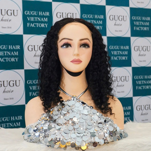 Perruque HD Lace Sans Colle Double Dessiné Raw Virgin Swiss Lace Matériel Perruques Frontales Vague Profonde Style Vietnamien Birman Origine Birmane - Product Image 3