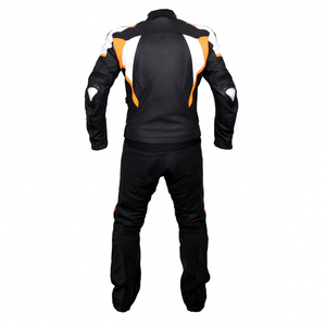 Combinaison de moto pour homme sur mesure, imperméable, respirante, en cuir, pour la course, la pratique, les motards, manches longues, toutes saisons, vente en gros - Product Image 3
