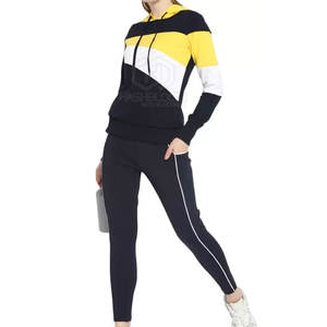 Femmes de haute qualité décontracté coton sweats à capuche confortable hiver tricoté tissu sweats à capuche col grande taille taux de vente entier - Product Image 5