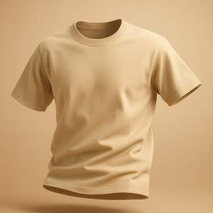 T-shirts en coton Pima de qualité supérieure, respirants, grande taille, impression et broderie personnalisées, teinture unie, directement de l'usine au Bangladesh - Product Image 1