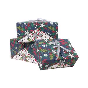 กล่องกระดาษคราฟท์ทรงหกเหลี่ยมสีแดงกล่องกระดาษคราฟท์เป็นมิตรต่อสิ่งแวดล้อม - Product Image 4