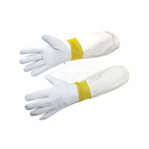Best Selling Premium Quality Leather Safety Beekeeping Gloves Comfortable Durable Breathable Silicone-Free <b>Powder</b>-Free - Product Image 4