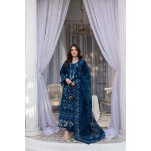 Conjuntos de Traje Bordado para Mujer Mehm-Daisy Lawn MBN-08 - Product Image 2