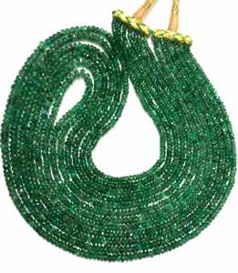 Natural Zambian Emerald <b>Beads</b> Faceted Emerald <b>Beads</b> Luster Emerald Gemstone <b>Beads</b> Wholesale Emerald <b>Beads</b> 1 Strand of 18 Inch - Product Image 4