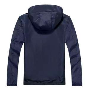 Chaqueta cortavientos ligera Varsity para hombre 2023, superventas, de talla grande, logotipo personalizable, capucha extraíble, High Street Patchwork - Product Image 6