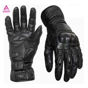 Aifran High-Performance Motocross Gear: Flexible Full Finger Leather <b>Motorcycle</b> Gloves for Professional Biker Sports - Product Image 1