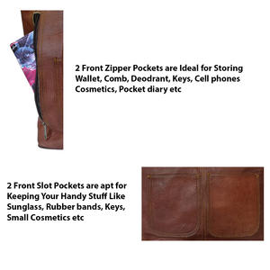 Sac fourre-tout vintage en cuir véritable pour femme – Sac à bandoulière élégant pour les sorties quotidiennes et le shopping - Product Image 5