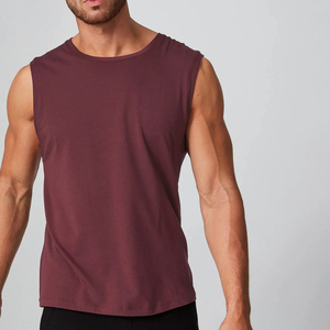 2025 Custom Men's Gym Tank Top Breathable Knitted Polyester Mesh Sports Running Singlet Breathable and Comfortable - Product Image 3