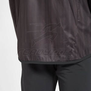 Chaqueta deportiva para hombre con cuello alto y bolsillos con cremallera para entrenar o trotar, chaqueta de entrenamiento repelente al agua para hombre - Product Image 6