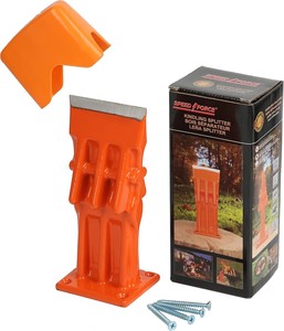 Orange Kindling Splitter <b>Log</b> Kindling Separator Firewood Splitter for Camping Wood Stove - Product Image 2