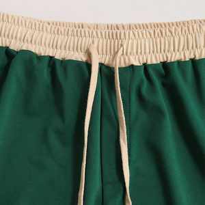 กางเกงลำลองสไตล์ฮิปฮอปผ้าฝ้ายสำหรับผู้ชายกางเกงขาสั้นคาร์โก้กางเกงออกกำลังกายแบบสั่งทำสำหรับใส่เล่นบาสเก็ตบอล - Product Image 4