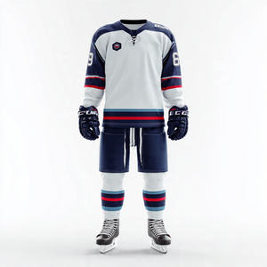 Uniforme de Hockey sobre Césped Personalizado de Alta Calidad, Camisetas de Hockey sobre Hielo al por Mayor, 100% Poliéster Sublimado, Conjuntos de Hockey sobre Hielo Lavados - Product Image 6