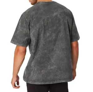 เสื้อยืดสกรีนลายตามสั่งพิมพ์ลายตามสั่งได้สำหรับทั้งชายและหญิงเสื้อยืดเปิดไหล่ผ้าฝ้ายสีดำสไตล์วินเทจไซส์ใหญ่พิเศษ - Product Image 5