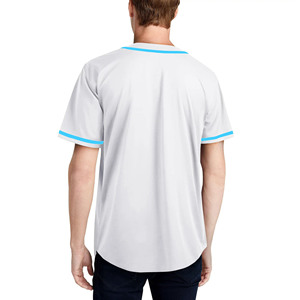 Impression personnalisée maillot de baseball chemises unies maillot de baseball unisexe sublimation prix pas cher maillot de baseball - Product Image 6