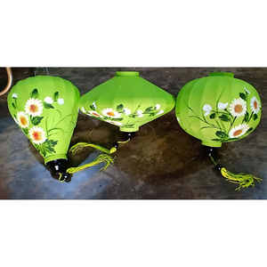 HOI AN LINTERNA DE SEDA PINTADA LINTERNA DE SEDA TRADICIONAL PARA DECORACIÓN TET VACACIONES-CARYLN - Product Image 1