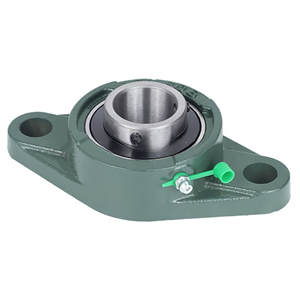 Unité de logement à bride en acier inoxydable CNZ UCFL206, précision P6, roulement à billes à bride UCFL 206, logement en fonte, lubrification à la graisse - Product Image 1