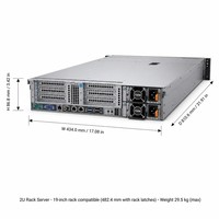 Server Rak PowerEdge R820 2U 4-Socket Quad Xeon E5-4600 V2 DDR3 Enterprise Virtualization Storage Server Bekas