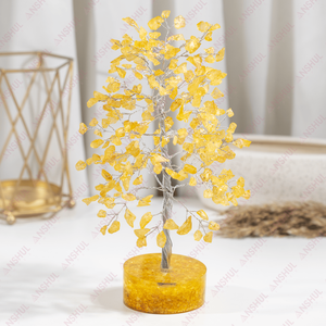 Amazing Quality Best Yellow Orgone Citrine 300 Chips Gemstone <b>Crystal</b> <b>Tree</b> Life Natural Gemstones For Decoration Meditation - Product Image 3
