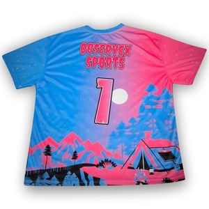 Jersey de softbol transpirable de tamaño juvenil para hombres, 100% poliéster, ropa de equipo de talla grande, Jersey de softbol hecho por sublimación para hombres - Product Image 6