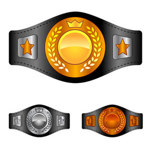 Ceintures de championnat personnalisées or argent cuir pour la lutte boxe Mma Arts martiaux Sports Tournoi Awards - Product Image 2