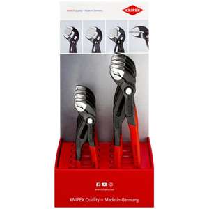 For Knipex Counter Display for Cobra High-Tech 180-250mm Water Pump <b>Pliers</b> Tool <b>Set</b> of 10pcs - Product Image 2