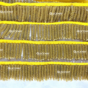 Gold Bouillon <b>Fringe</b> <b>Trim</b> Metallic Rayon Tassel for Vestments, Epaulettes Decorative Luxury Braid - Product Image 1