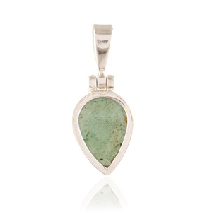Colgante de cuarzo de fresa verde natural hecho a mano, Plata de Ley 925, colgante elegante, joyería Bohemia, regalo de cumpleaños - Product Image 4