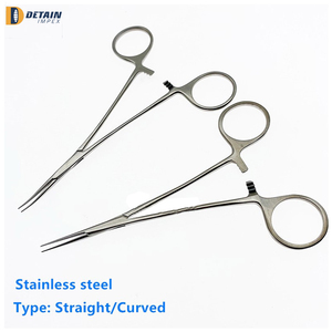 Pince anti-moustique hémostatique 14cm 16cm pince anti-moustique chirurgicale droite incurvée pince anti-moustique Kit Instrument médical - Product Image 4
