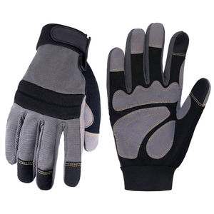Gants de maréchal-ferrant personnalisés OEM gants de sécurité de travail respirants avec paume en cuir renforcé vente en gros gants de protection de maréchal-ferrant - Product Image 2