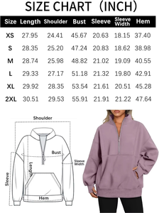 Sudadera Corta de Moda Otoño 2026 para Mujer AUTOMET, Ropa de Invierno, Sudadera con Cierre de Cremallera de un Cuarto, Antipelusas, con Forro Polar en la Parte Delantera - Product Image 6