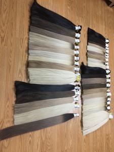 Vente chaude!!! Qualité supérieure!!! Couleur de cheveux blonds Russie 100% cheveux humains - Product Image 6