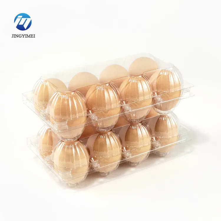 Plastic Eierdozen Herbruikbaar Voor 8 Cellen Doorzichtige Plastic Eierdozen Eierverpakkingsbak Best Verkopend