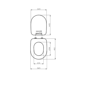 Copriwater Bianco Modello Aretusa - Product Image 3