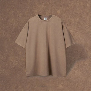 Camiseta de Hombre Personalizada Estilo Vintage, Efecto Desgastado, 100% Algodón Pesado, Tejido Grueso, Ecológica - Product Image 3