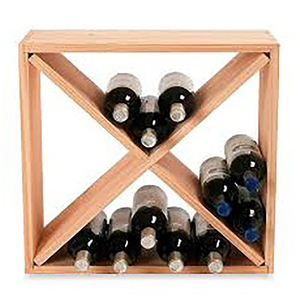 Venta directa de fábrica Estante de madera para botellas de vino Diseño simple Soporte de pared Soporte montado Estante para vino - Product Image 4