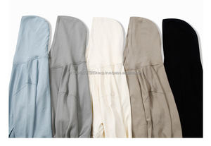 Sweat-shirts unisexes vierges en coton 100% 360g, styles de couleurs claires, impression de logo personnalisée, broderie, tailles grandes, sweat-shirts pour hommes - Product Image 2