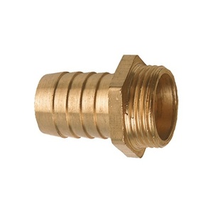 Raccords de tuyau en laiton GEKA Plus 1/3 avec taille de tuyau de 19 mm et filetage externe de 3/4 pouces, connecteurs d'eau de jardin, lot de 10 - Product Image 1