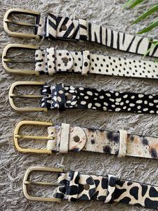 Cinturón de cuero hecho a mano con hebilla duradera, perfecto, de alta calidad, impecable - Product Image 5