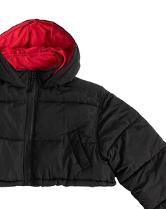 Chaqueta acolchada transpirable de manga larga para mujer con logotipo personalizado, lona resistente al agua con impresión de transferencia de calor de piel de oveja - Product Image 5