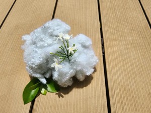 VIETNAM HOT SALE 3Dx51mm HCNS (Hollow Conjugated Non-Siliconized) Recycled Polyester <b>Staple</b> Fiber Filling Material ISO OEKO GRS - Product Image 4