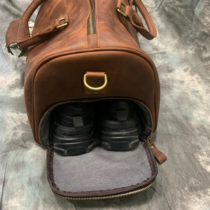 Unisex Large Capacity Folding Duffle <b>Bag</b> Travel <b>Clothes</b> <b>Storage</b> <b>Bags</b> Zipper Oxford Weekend <b>Bag</b> - Product Image 5