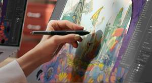 แท็บเล็ตกราฟิก Artist 24 Pro Gen 2 จอแสดงผล 4K Ultravision 16K พร้อมปากกา Dual X3 Stylus แบบ Full Lamination ขาตั้งปรับได้ 5080LPI - Product Image 6